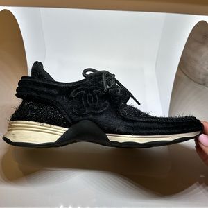 Used CHANEL Sparkle Sneakers EU 38 US 8